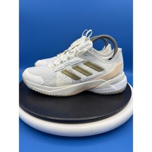 Adidas Crazyflight 6 Womens Sz 7.5 Indoor Volleyball Off White Gold Shoes HP7026